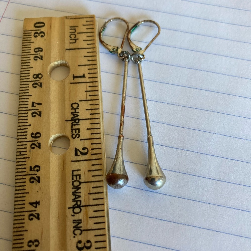 Silver Drop Earrings
